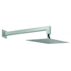 Vado Aquablade Slim Line Easy Clean Rectangular Shower Head with Shower Arm