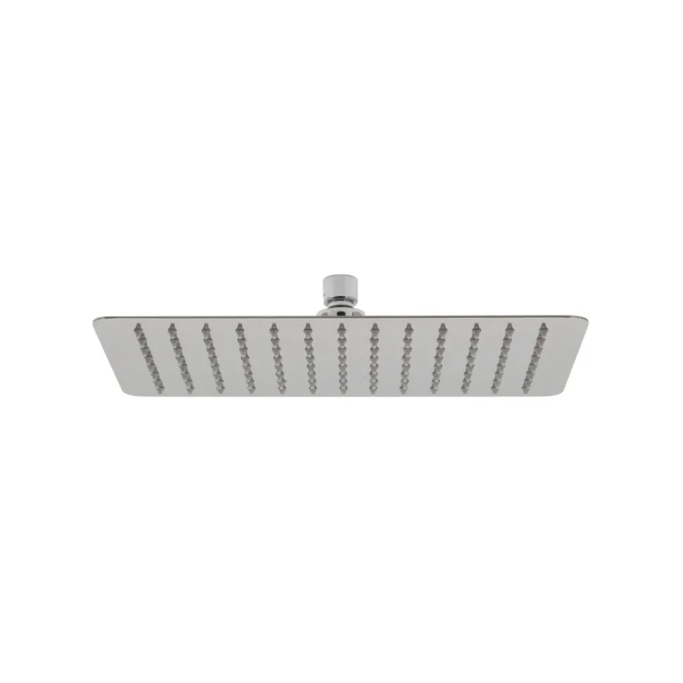 Vado Aquablade Slim Line Easy Clean Rectangular Shower Head 200x300mm