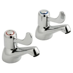 Vado Astra Lever Bath Pillar Taps