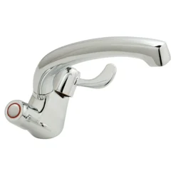 Vado Astra Twin Lever Monobloc Kitchen Mixer with Swivel Spout