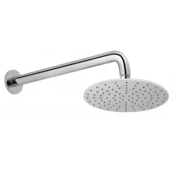 Vado Atmosphere Air Injection Round Aerated Shower Head 200mm with Arm