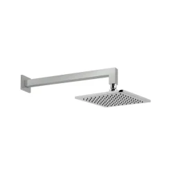 Vado Atmosphere Air Injection Square Aerated Shower Head 200 x 200mm with Arm