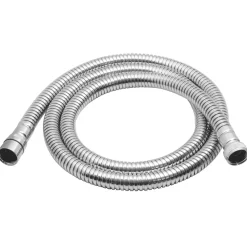 Vado Chrome Plated Brass Large Bore Shower Hose 1/2" x 1/2" Conical 150cm