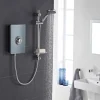 Vado Elegance Grey & Chrome Electric Shower - 9.5kW