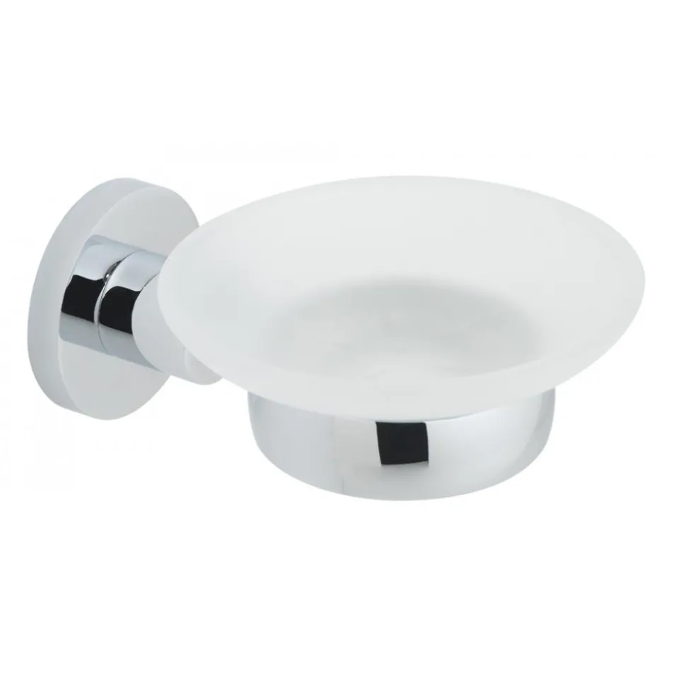 Vado Elements Wall Mounted Frosted Glass Soap Dish & Holder