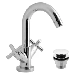 Vado Elements Water Basin Mixer with Clicker Waste