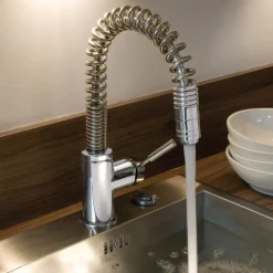 Vado Eli Single Lever Monobloc Spring Mixer with Pull Out Spout