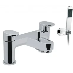 Vado Life Deck Mounted 2 Hole Bath Shower Mixer with Kit