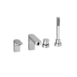 Vado Life Deck Mounted 4 Hole Bath Shower Mixer