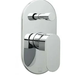 Vado Life Wall Mounted Concealed Manual Valve with Diverter