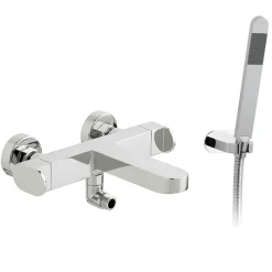 Vado Life Wall Mounted Exposed Bath Shower Mixer with Kit
