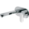 Vado Life Wall Mounted Single Lever Basin Mixer with Backplate