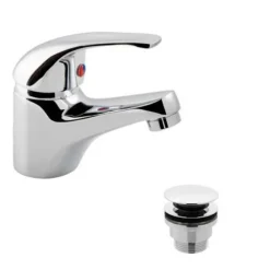 Vado Matrix Mono Basin Mixer with Clicker Waste