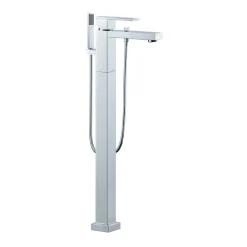 Vado Notion Floor Mounted Bath Shower Mixer with Shower Kit