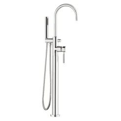 Vado Origins Bath Shower Mixer with Shower Kit Single Lever With Swivel Spout