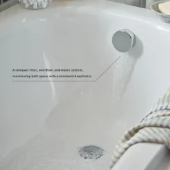 Vado Overflow Bath Filler with Click Clack Waste