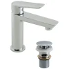 Vado Photon Single Lever Mini Mono Basin Mixer with Universal Clicker Waste