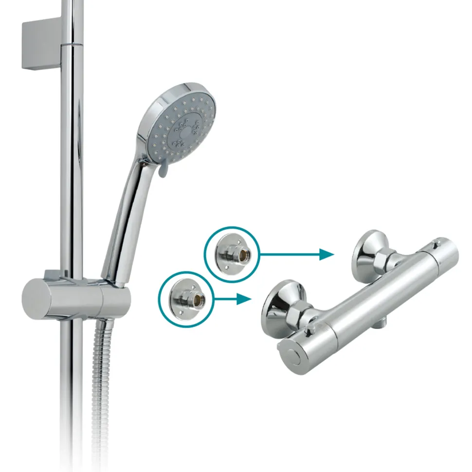 Vado Prima Exposed Thermostatic Shower Valve Package 3
