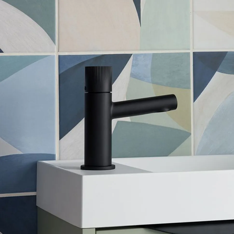 Vado Safari Cold Start Leverless Mini Mono Basin Mixer Tap with Optional Universal Basin Waste