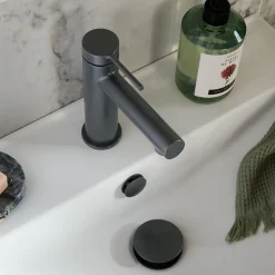 Vado Safari Cold Start Single Lever Mono Basin Mixer Tap with Optional Universal Basin Waste