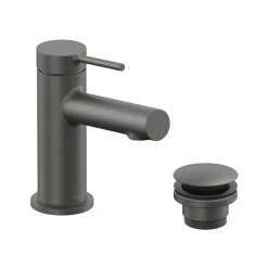 Vado Safari Cold Start Single Lever Mini Mono Basin Mixer Tap with Optional Universal Basin Waste