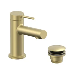 Vado Safari Cold Start Single Lever Mini Mono Basin Mixer Tap with Optional Universal Basin Waste
