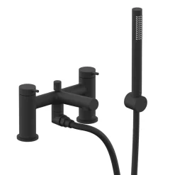 Vado Safari Deck Mounted Bath Shower Mixer Tap with Wall Mounted Shower Handset
