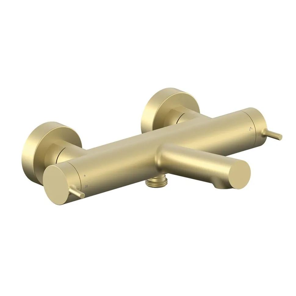 Vado Safari Exposed Thermostatic Wall Mounted Bath Shower Mixer Tap