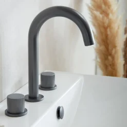 Vado Safari 3 Hole Leverless Deck Mounted Basin Mixer Tap