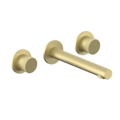 Vado Safari 3 Hole Leverless Wall Mounted Basin Mixer Tap