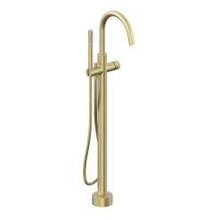 Vado Safari Leverless Deck Mounted Bath Shower Mixer Tap with Wall Mounted Shower Handset