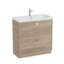 Vado Safari 800mm Fluted Floorstanding Vanity Unit & Basin