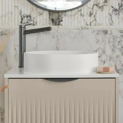 Vado Safari Oval Smooth Countertop Basin