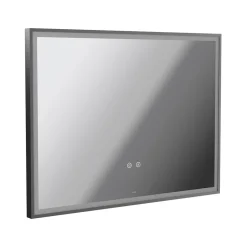 Vado Safari Rectangular Illuminated Mirror with Demister Pad & Colour Change LEDs - 800 x 600mm