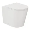 Vado Safari Round Back to Wall Toilet & Soft Close Slimline Seat - Matt Finish