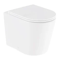 Vado Safari Round Back to Wall Toilet & Soft Close Slimline Seat