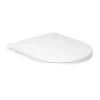 Vado Safari Slimline Soft Close Round Toilet Seat for Matt White Back to Wall & Wall Hung Toilet