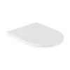 Vado Safari Slimline Soft Close Round Toilet Seat for Back to Wall Toilet