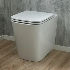 Vado Safari Square Back to Wall Toilet & Soft Close Slimline Seat