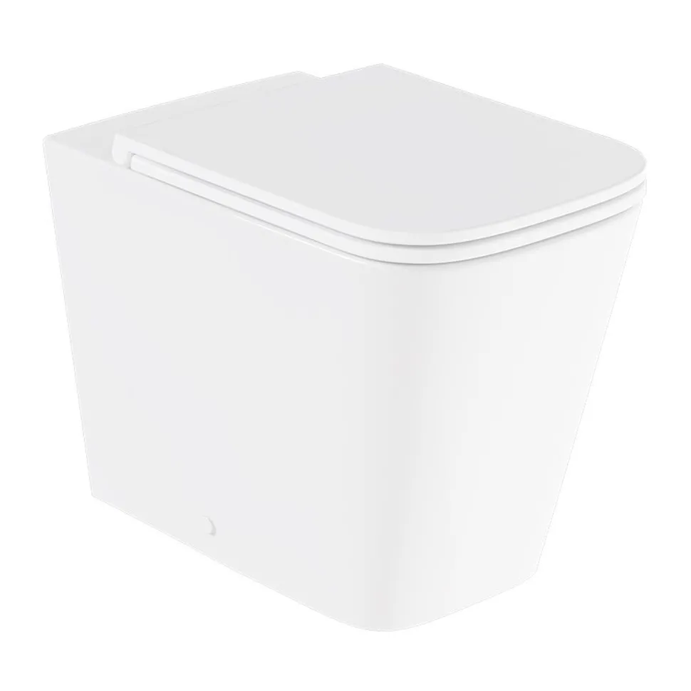 Vado Safari Square Back to Wall Toilet & Soft Close Slimline Seat