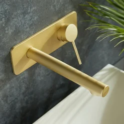 Vado Safari Square Wall Mounted Basin Mixer Tap