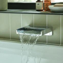 Vado Synergie Wall Mounted Waterfall Bath Spout