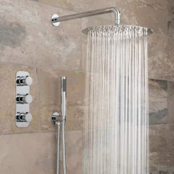 Vado Tablet Altitude Vertical Concealed Thermostatic Shower Valve Package 9