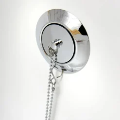 Vado Universal Traditional Bath Plug & Chain Waste - Chrome
