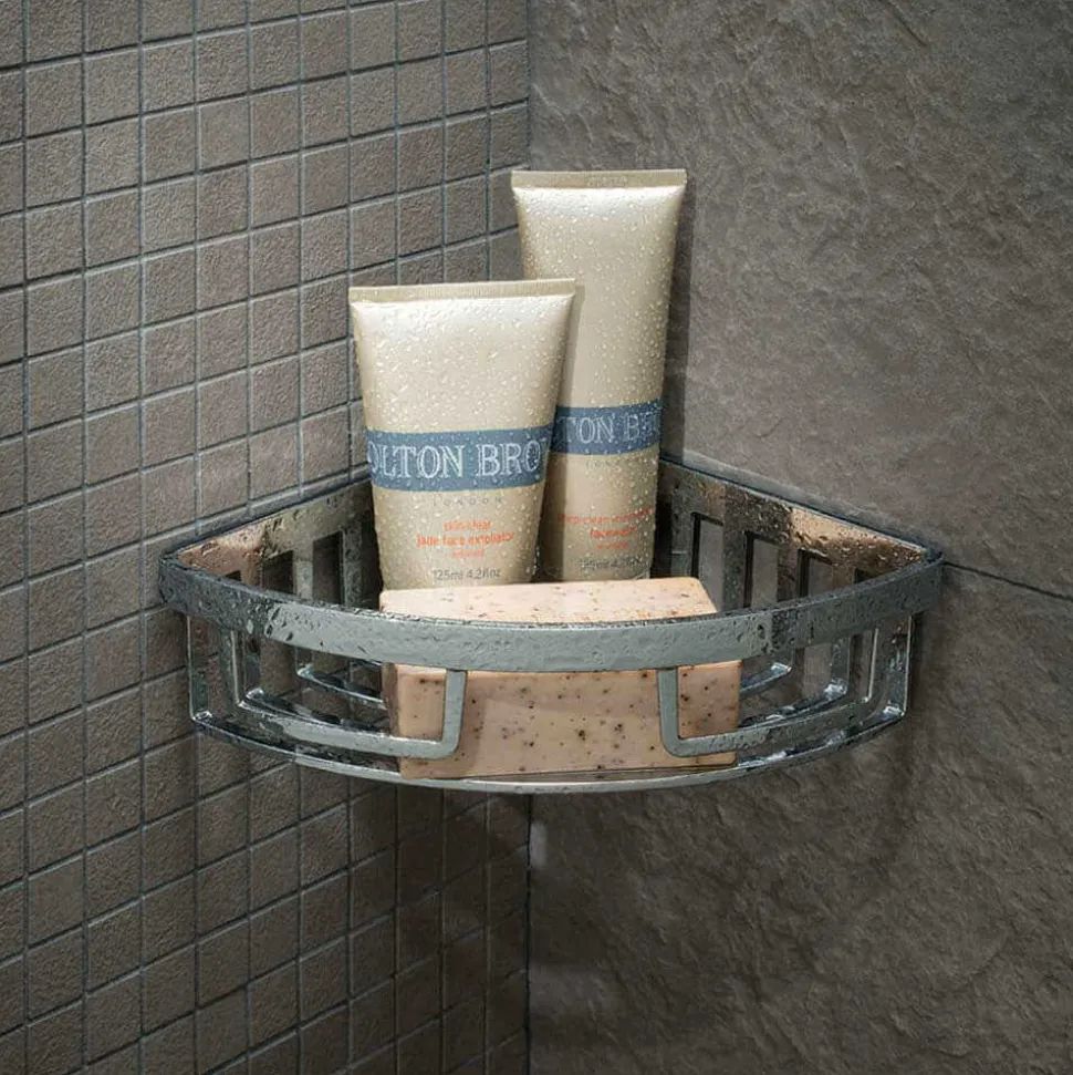 Vado Wall Mounted Removable Corner Basket