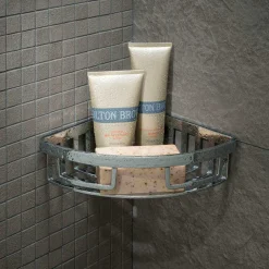 Vado Wall Mounted Removable Corner Basket