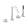 Vado Zoo Deck Mounted 4 Hole Single Lever Bath Shower Mixer