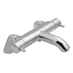 Vado Zoo Pillar Mounted Exposed Thermostatic Bath Shower Mixer without Shower Kit