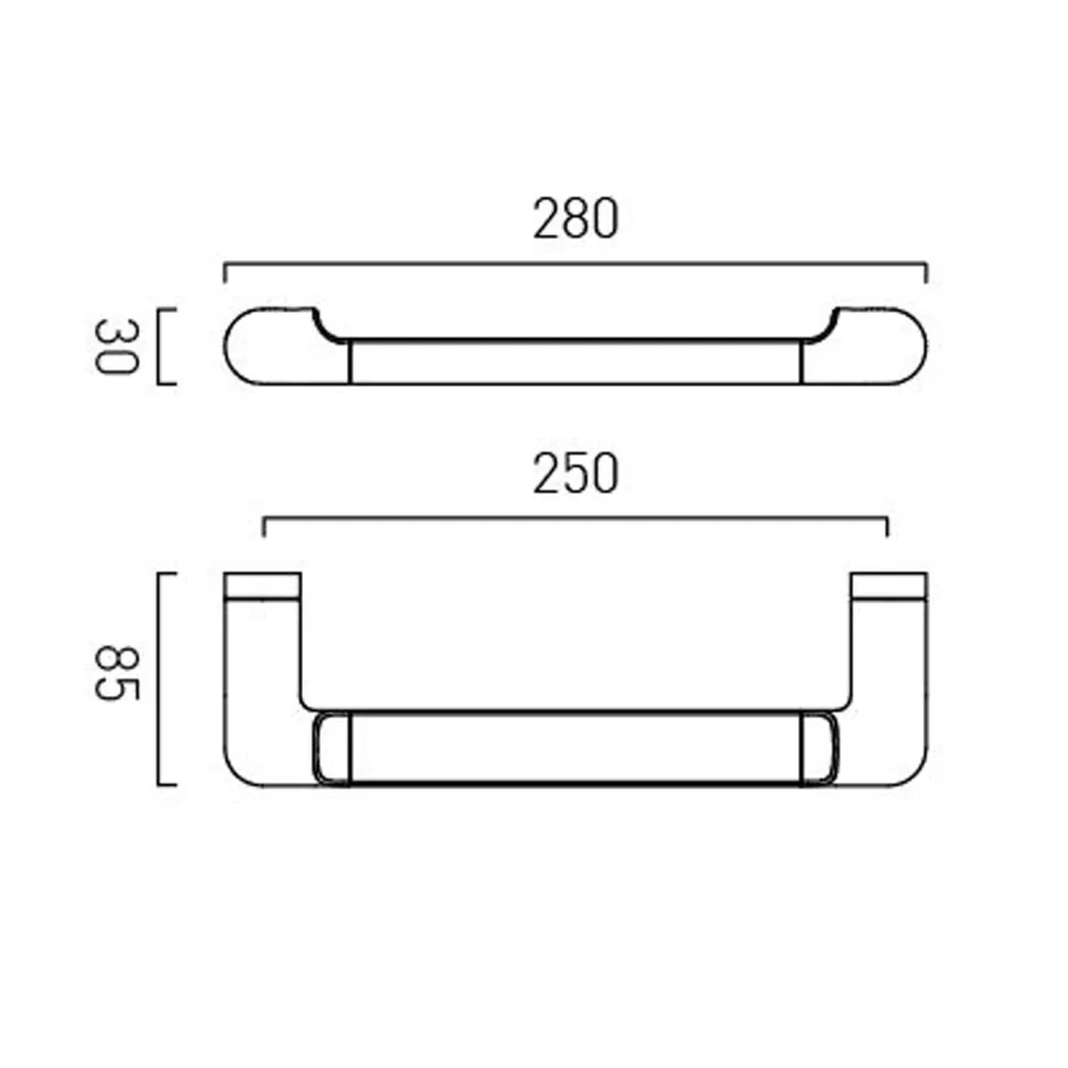 Vado Zoo Single Towel Rail