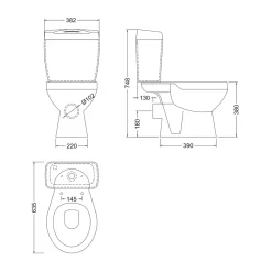 Vellamo Alpine Complete Bathroom Suite